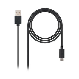 Nanocable Câble USB 2.0 USB-C vers USB-A 3A 1m Noir