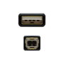 Nanocable Câble USB 2.0 A vers USB B, 3 m, Noir