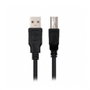 Nanocable 10.01.0102-BK Câble USB 2.0 A Mâle vers B Mâle pour Imprimante - Noir - 1 m