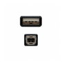 Nanocable 10.01.0102-BK Câble USB 2.0 A Mâle vers B Mâle pour Imprimante - Noir - 1 m