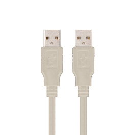 Nanocable Câble USB 2.0 A Mâle vers A Mâle Beige 2 mètres