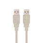 Nanocable Câble USB 2.0 A Mâle vers A Mâle Beige 2 mètres