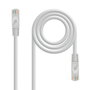 Nanocable 10.20.1800 Latiguillo RJ45 Cat.6A UTP LSZH 0.5m Gris