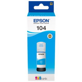 Epson 104 Cyan Bouteille d'encre EcoTank 65ml
