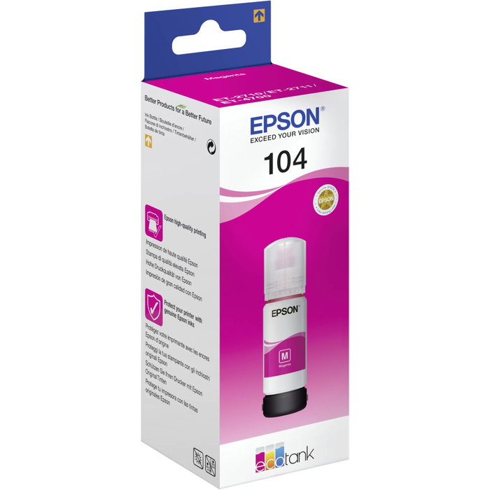 Epson EcoTank 104 Magenta 65 ml Epson EcoTank 104 Magenta 65 ml