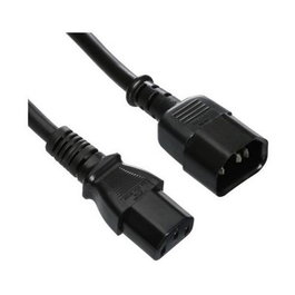 Nanocable Câble d'alimentation C13 vers C14 1,5 m - Noir Prolongateur pour PC et Moniteur