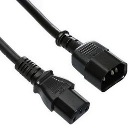 Nanocable Câble d'alimentation C13 vers C14, 1,5 m, Noir
