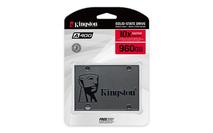 Kingston A400 960 Go SSD 2.5 pouces SATA