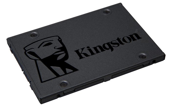 Kingston A400 SSD 960GB 2.5" SATA III, TLC NAND - Disque SSD interne pour un démarrage et des transferts ultra-rapides Kingston A400 SSD 960GB 2.5" SATA III, TLC NAND - Disque SSD interne pour un démarrage et des transferts ultra-rapides