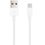 Nanocable Câble USB 2.0 vers Lightning pour iPhone 1 m Blanc