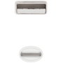 Nanocable Câble USB 2.0 vers Lightning pour iPhone 1 m Blanc