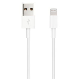 NANOCABLE Câble Lightning 10.10.0402 USB 2.0 vers iPhone Blanc