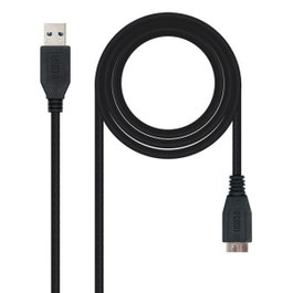 Nanocable Câble USB 3.0 A vers Micro USB B 2m Noir