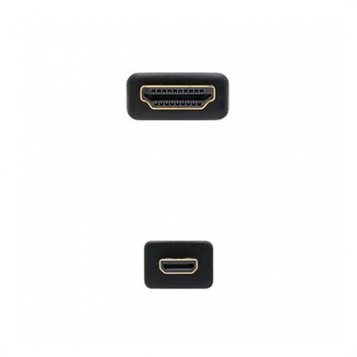 Nanocable 10.15.3502 Câble Micro HDMI Type D A 1.8m - Haute Vitesse avec Ethernet (V1.4), Or, Noir Nanocable 10.15.3502 Câble Micro HDMI Type D A 1.8m - Haute Vitesse avec Ethernet (V1.4), Or, Noir