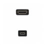 Nanocable 10.15.3502 Câble Micro HDMI Type D A 1.8m - Haute Vitesse avec Ethernet (V1.4), Or, Noir