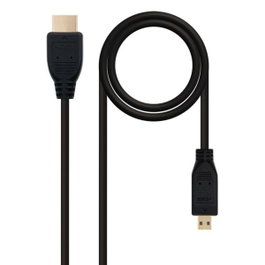 NANOCABLE Câble Micro HDMI vers HDMI 1,8 m Noir