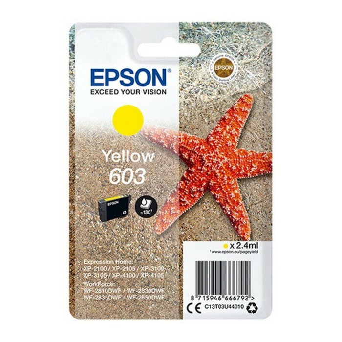 Epson Cartouche d'encre 603 Noir (C13T03U14010) Standard Epson Cartouche d'encre 603 Noir (C13T03U14010) Standard