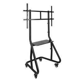 Tooq Support au sol avec roulettes FS20200 - B pour écrans 60" à 105", capacité 100 kg, noir