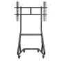 Tooq Support au sol avec roulettes FS20200 - B pour écrans 60" à 105", capacité 100 kg, noir