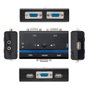 Nanocable Commutateur KVM VGA USB 2PC avec Câbles Noir