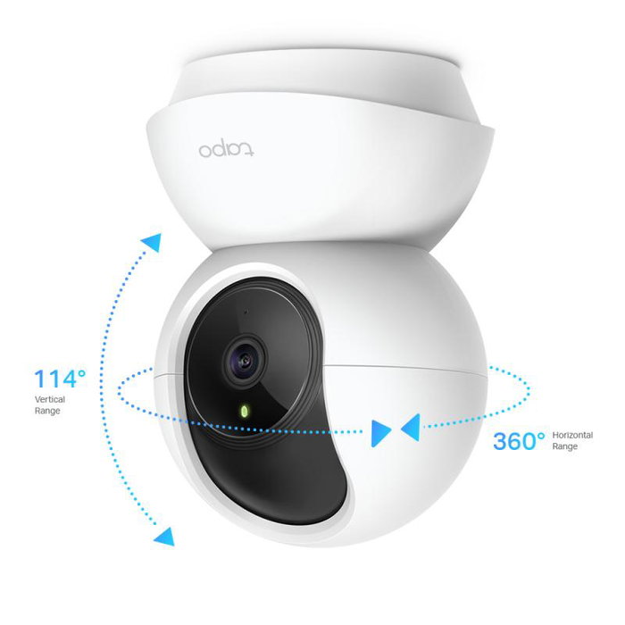 TP-Link Tapo C200 Caméra IP WiFi Intérieure 1080p Vision Nocturne Détection de Mouvement Audio Bidirectionnel