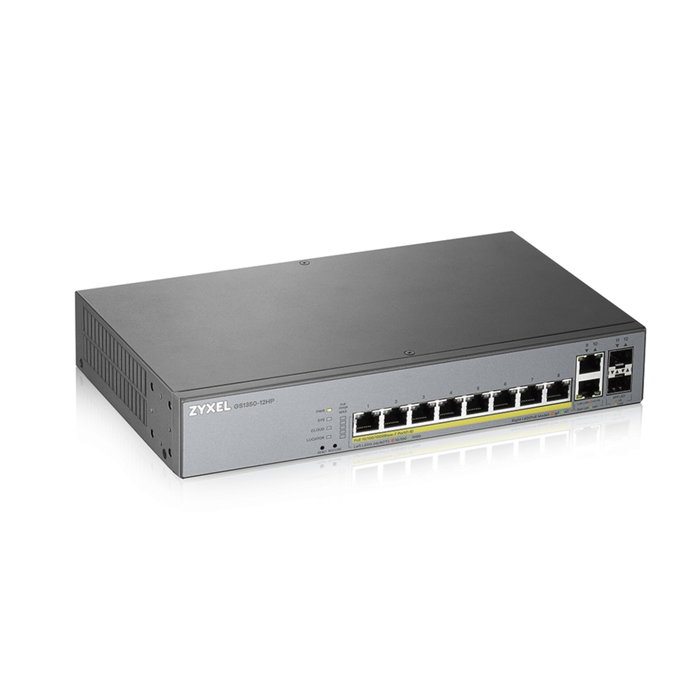 Zyxel GS1350-12HP Switch 12 ports incl. 1 an Nebula Pro Zyxel GS1350-12HP Switch 12 ports incl. 1 an Nebula Pro