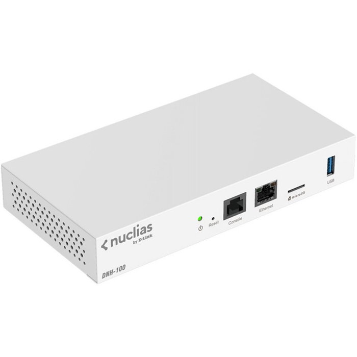 D-Link DNH-100 Nuclias Connect Hub réseau câblé 1 port RJ-45 100 Mbit/s blanc