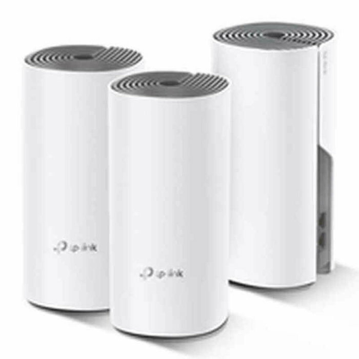 TP-LINK Deco E4 - Système WiFi Mesh AC1200 (3 Pack) - Kit de 3 répéteurs sans fil pour couverture étendue TP-LINK Deco E4 - Système WiFi Mesh AC1200 (3 Pack) - Kit de 3 répéteurs sans fil pour couverture étendue