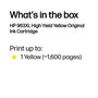 HP 963XL Cartouche d'encre jaune haute capacité (3JA29AE) de grande capacité