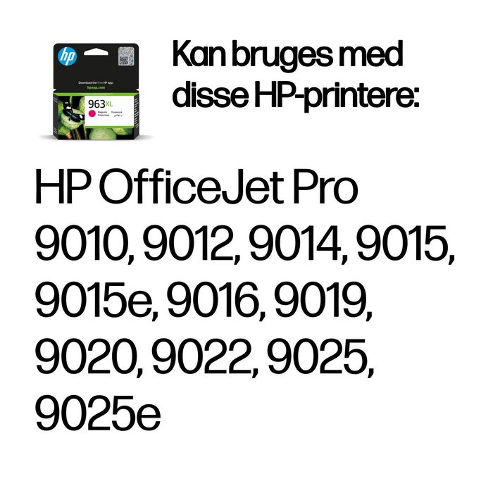 HP 963XL Cartouche d'encre Magenta (Haute Capacité)