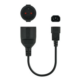 Nanocable Cordon d'Alimentation C14 vers Schuko 10.22.0901