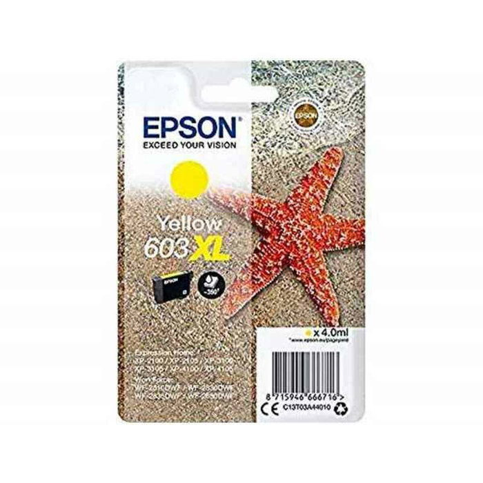 Epson Cartouche d'encre 603 XL Jaune C13T03A44010 Epson Cartouche d'encre 603 XL Jaune C13T03A44010