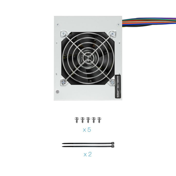 Bloc d’Alimentation TooQ Fonte Ecopower II ATX 500 W RoHS CE Bloc d’Alimentation TooQ Fonte Ecopower II ATX 500 W RoHS CE
