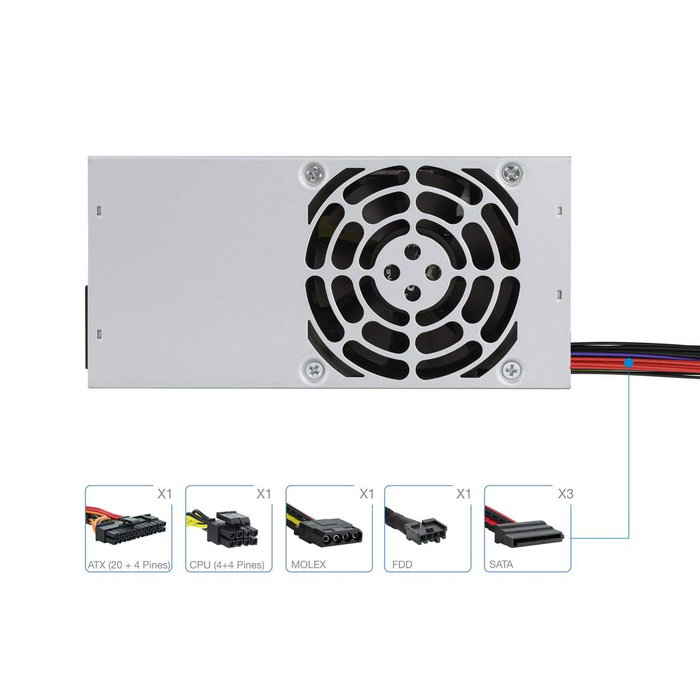 Bloc d’Alimentation TooQ Ecopower II TFX OEM ATX 500 W