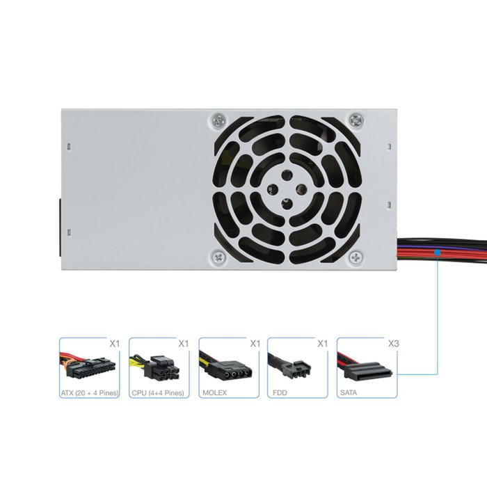 Bloc d’Alimentation TooQ Ecopower II TFX OEM ATX 500 W