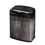 Fellowes Destructrice de Papier M-7CM, Coupe en Particules 4x35mm, Capacité 13L, 7 Feuilles, Noir