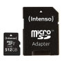 Intenso 3423493 Carte Mémoire Micro SDXC UHS-I 512 Go Classe 10 avec Adaptateur