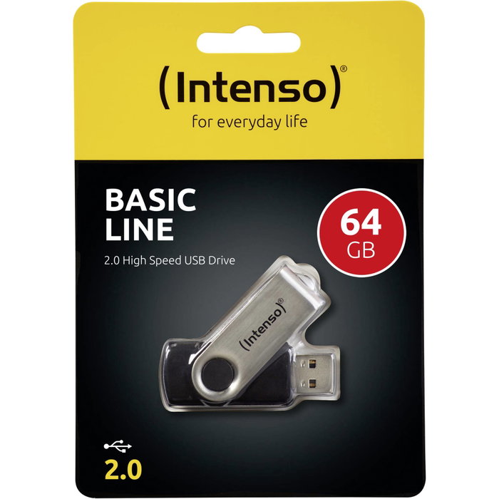 Intenso Memoria USB 2.0 Basic 64GB Intenso Memoria USB 2.0 Basic 64GB
