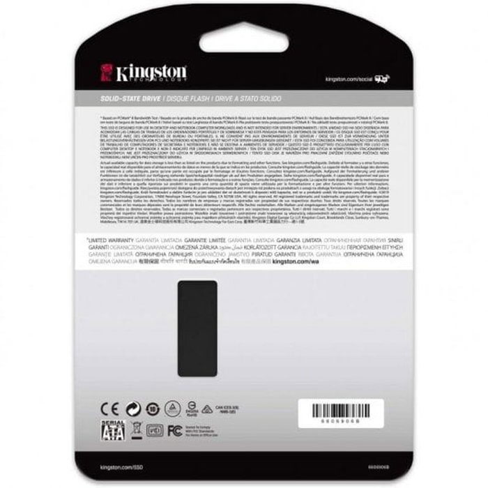 Kingston KC600 256 Go SSD 2,5 pouces SATA Kingston KC600 256 Go SSD 2,5 pouces SATA