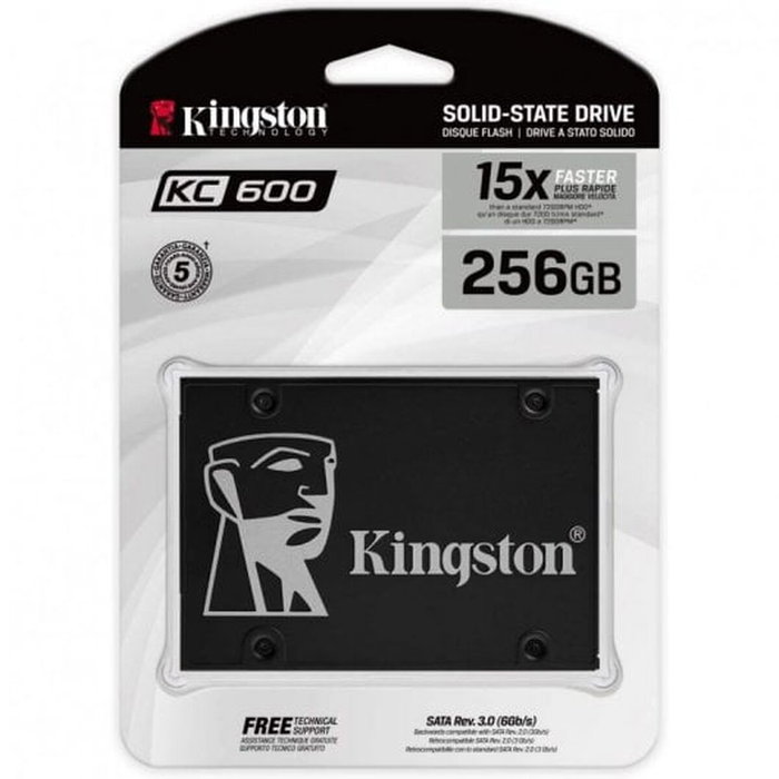 Kingston KC600 256 Go SSD 2,5 pouces SATA Kingston KC600 256 Go SSD 2,5 pouces SATA