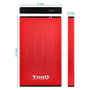 TooQ TQE-2527R Boîtier pour disque dur 2,5 pouces, Rouge