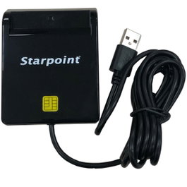 Cherry STP_SCRZW - Lecteur de carte à puce avec puce, conforme ISO 7816 et EMV, vitesse 420 Kbps