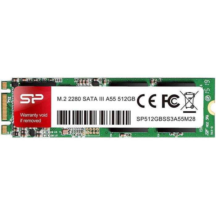 Silicon Power Ace A55 512GB M.2 SATA III SSD Interne - SP512GBSS3A55M28 Silicon Power Ace A55 512GB M.2 SATA III SSD Interne - SP512GBSS3A55M28