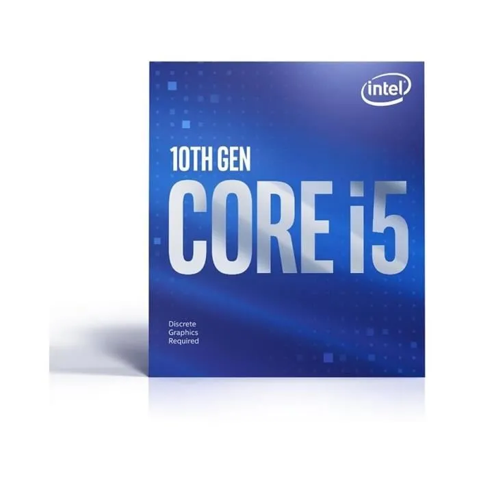Intel Core i5-10400F Processeur (BX8070110400F) Socket LGA1200 - 10ᵉ Génération, 6 Cœurs, 4,3 GHz Turbo, 12 Mo Smart Cache, 65W Intel Core i5-10400F Processeur (BX8070110400F) Socket LGA1200 - 10ᵉ Génération, 6 Cœurs, 4,3 GHz Turbo, 12 Mo Smart Cache, 65W