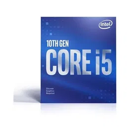 Intel Core i5-10400F Processeur (BX8070110400F) Socket LGA1200 - 10ᵉ Génération, 6 Cœurs, 4,3 GHz Turbo, 12 Mo Smart Cache, 65W