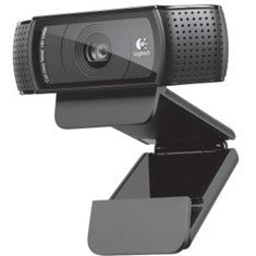 Logitech C920 Webcam Full HD 1080p avec microphone stéréo, noir