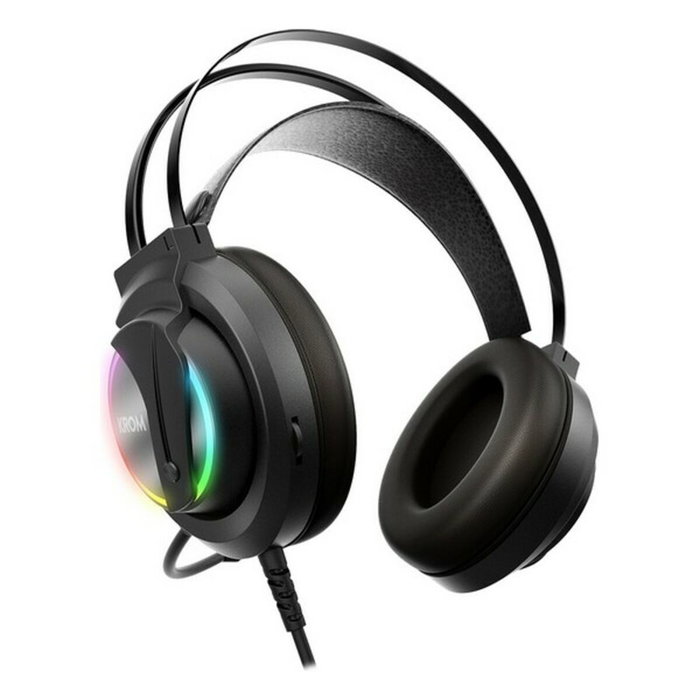 Krom Kappa Casque Gaming avec Micro RGB Noir