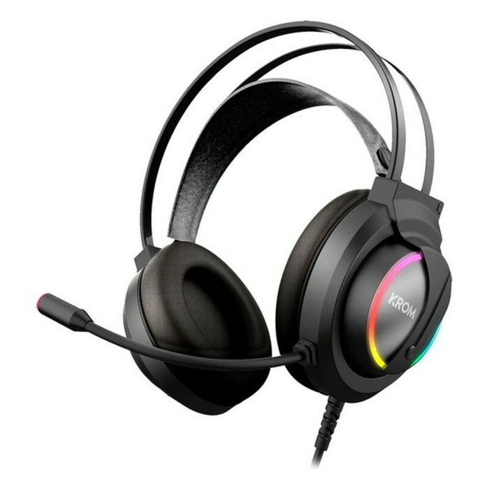 Krom Kappa Casque Gaming avec Micro RGB Noir
