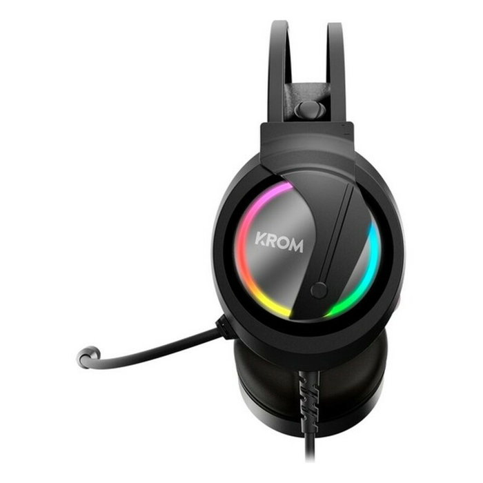 Krom Kappa Casque Gaming avec Micro RGB Noir