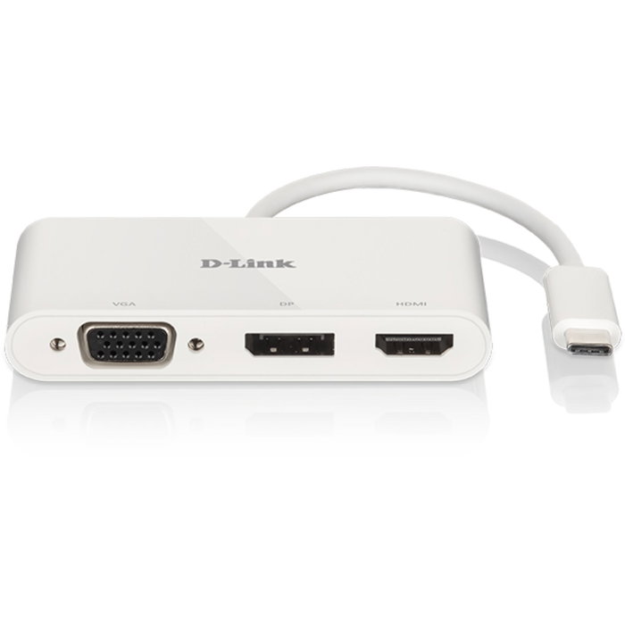 D-Link DUB-V310 Adaptateur Vidéo USB-C 3 Ports Blanc D-Link DUB-V310 Adaptateur Vidéo USB-C 3 Ports Blanc